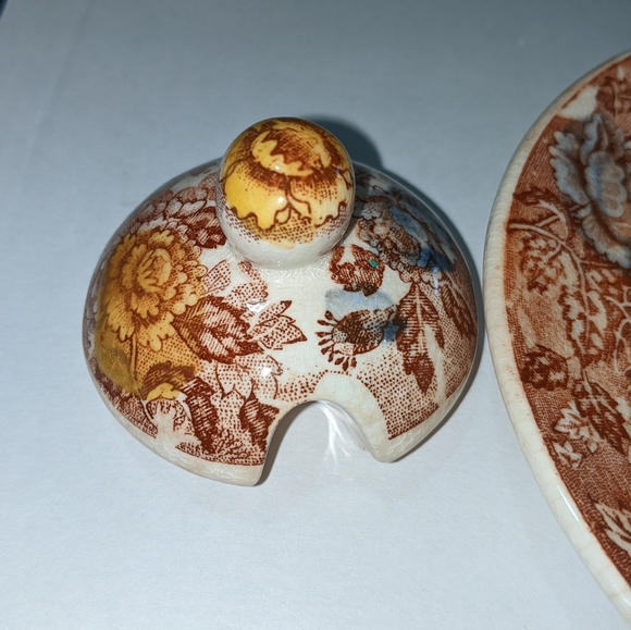 Vintage 1950's Mountain Woodland by Nasco Jam Jar - Picture 9 of 14